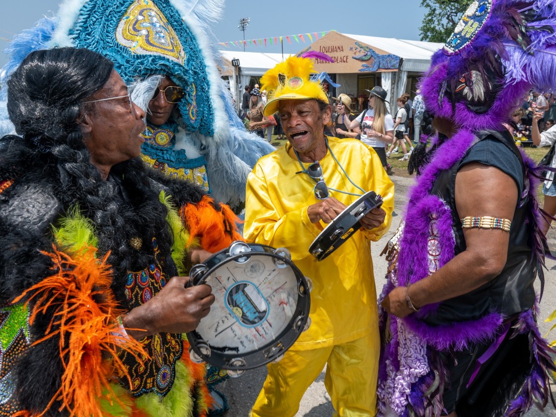 Blackfoot Hunters at Jazz Fest 2026 [Photo by Ryan Hodgson-Rigsbee]